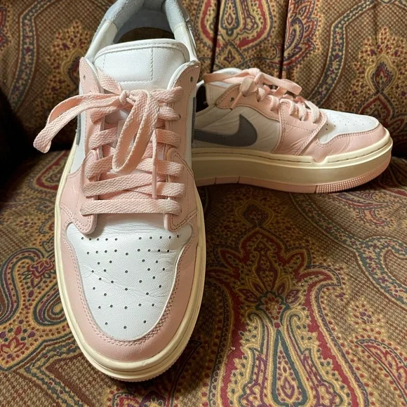 Nike Air Jordan 1 Elevate Low Pink White Womens - Picture 5 of 9